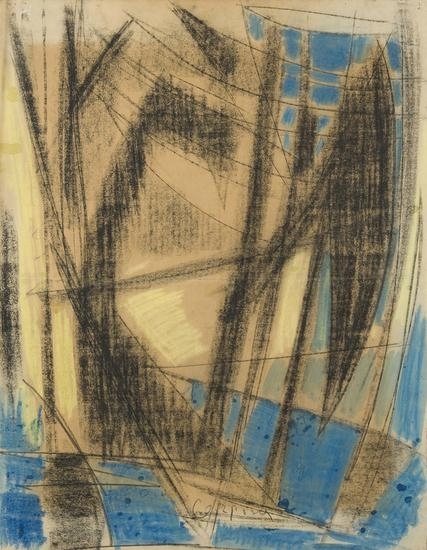 Composition with Sails, 1960 - Antonio Corpora