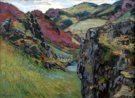 Landscape near Saint-Julien-des-Chazes, 1895 - Armand Guillaumin