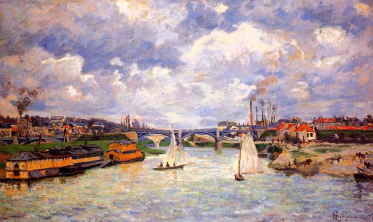 The Seine river at Charenton, 1878 - Armand Guillaumin