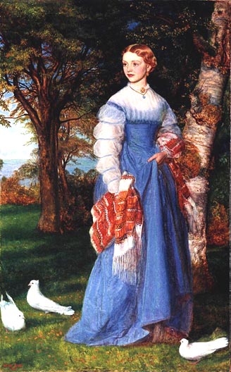 Portrait of Mrs. Louisa Jenner - Артур Хьюз