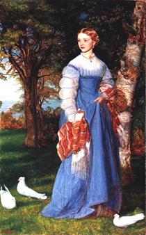 Portrait of Mrs. Louisa Jenner - Артур Г'юз