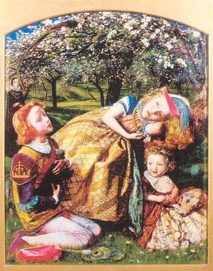 The King's Orchard, c.1858 - Arthur Hughes