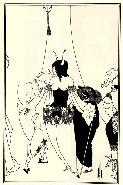 The Mask of the Red Death, 1894 - 1895 - Aubrey Beardsley