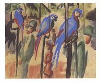 Blue Parrots - August Macke