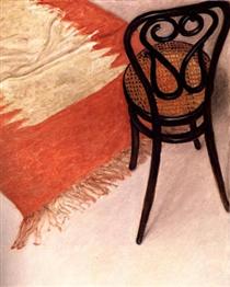 Thonet Chair and Carpet - Avigdor Arikha