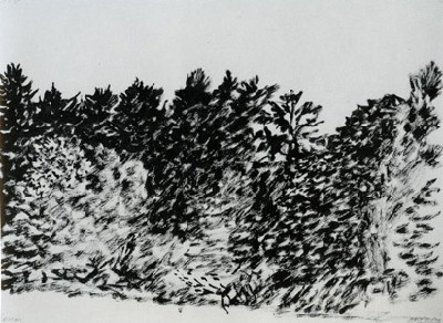 Trees at Evian, 1997 - Avigdor Arikha