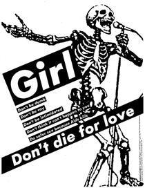 Untitled (Girl, Don't Die for Love) - Barbara Kruger