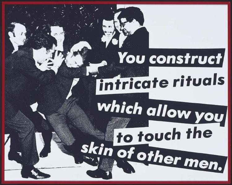 Untitled (You Construct Intricate Rituals), 1981 - Barbara Kruger