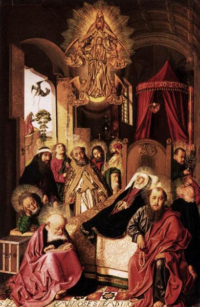 Death of the Virgin, 1462 - Бартоломе Бермехо
