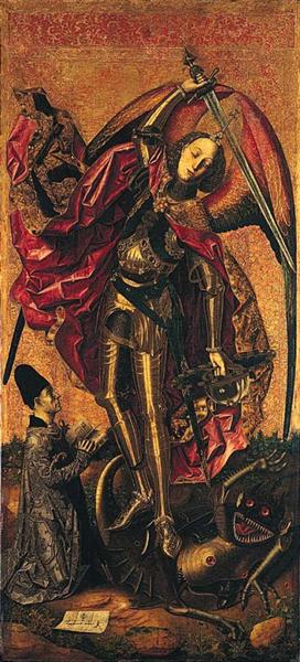 Saint Michael Triumphs over the Devil, 1468 - Bartolomé Bermejo