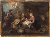 Adoration of the Shepherds - Бартоломе Эстебан Мурильо