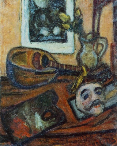 Mask and Mandolin, 1928 - Bela Czobel