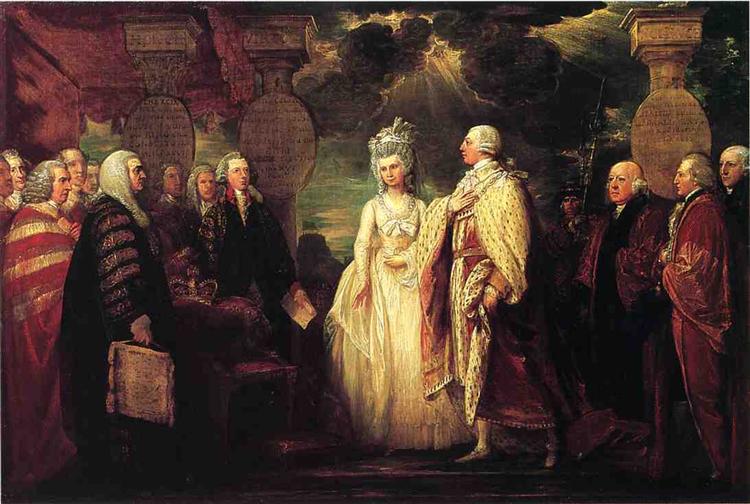 His Majesty George III Resuming Power, c.1789 - Бенджамин Уэст