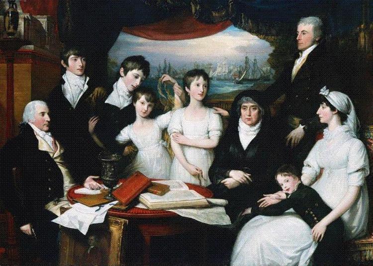 The Hope Family of Sydenham Kent, 1802 - 本杰明·韦斯特