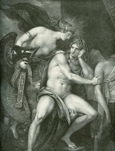 Thetis Bringing the Armor to Achilles - Бенджамин Уэст