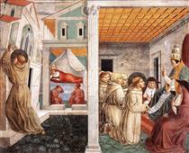 Dream of Innocent III and the Confirmation of the Rule - Benozzo Gozzoli