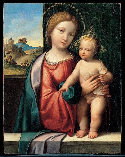Madonna with the Child, 1513 - Бенвенуто Тизи