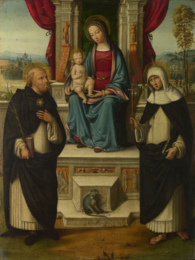 The Virgin and Child with Saints, 1502 - Бенвенуто Тізі