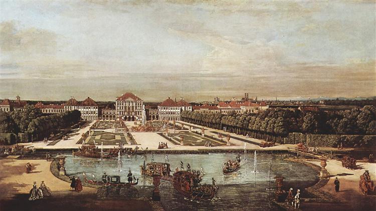Schloss Nymphenburg, 1761 - Белотто Бернардо