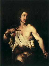 David with the Head of Goliath - Bernardo Strozzi