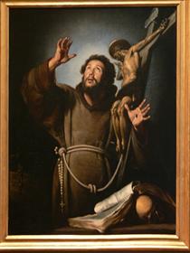 St.Francis in ecstasy - Bernardo Strozzi