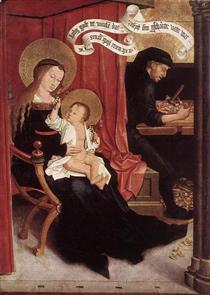 Mary and Joseph with Jesus - Бернхард Штригель