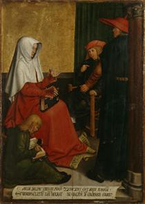 St. Mary Salome and Zebedee with John the Evangelist and James the Great - Bernhard Strigel