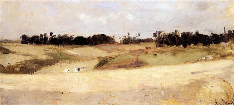 Landscape near Valenciennes, 1875 - Berthe Morisot