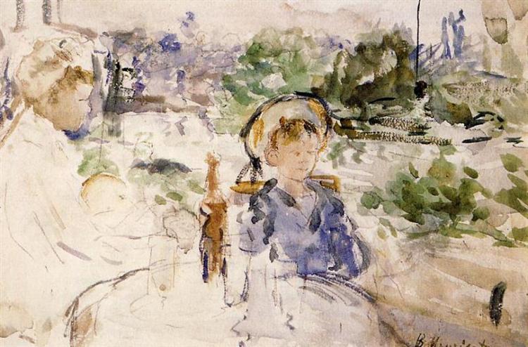 Luncheon in the Countryside, 1879 - Berthe Morisot