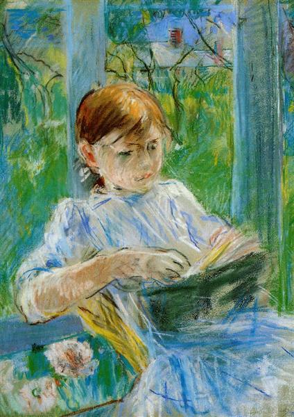 Portrait of the Artist's Daughter, Julie Manet, at Gorey, 1886 - Berthe Morisot