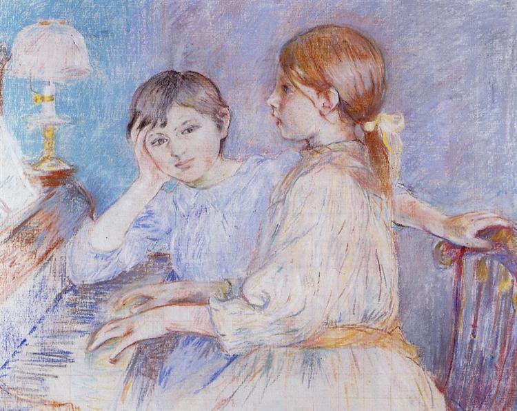 The Piano, 1889 - 貝爾特·莫里索