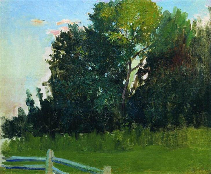 Dunka's Grove. In the estate of Polenovs, 1906 - 1909 - Boris Michailowitsch Kustodijew