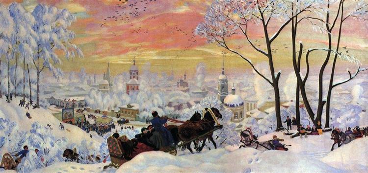 Shrovetide, 1916 - Борис Кустодієв
