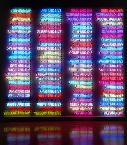 One Hundred Live and Die, 1984 - Bruce Nauman