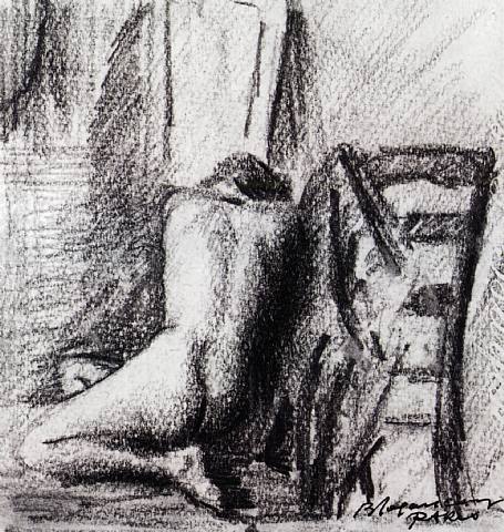 Nude, 1951 - Burhan Cahit Doğançay
