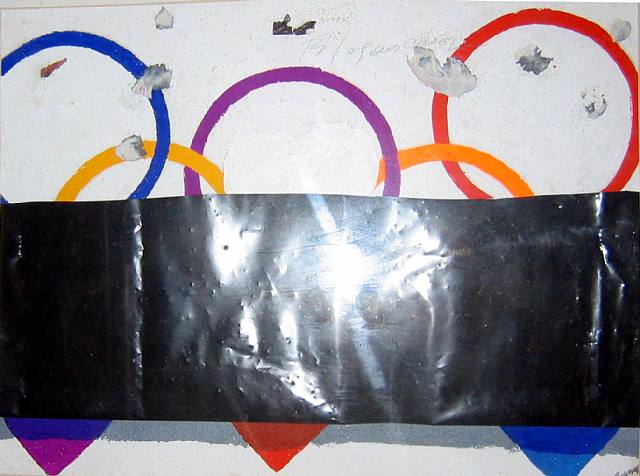 Olympic Rings, 1990 - Burhan Dogancay