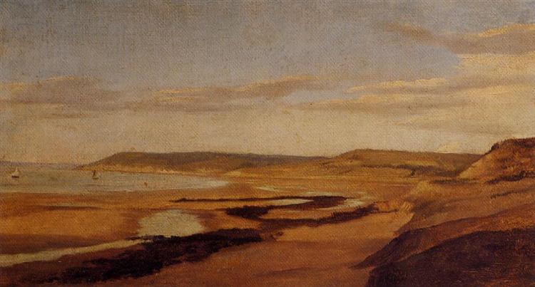 By the Sea, c.1850 - c.1855 - Каміль Коро