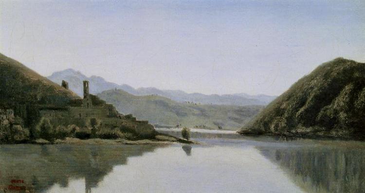 Озеро Пьедилюко, 1843 - Камиль Коро