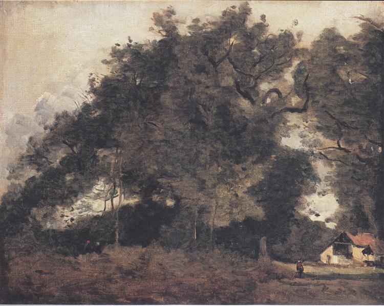 Passiance, in Saint Avit, 1872 - Jean-Baptiste Camille Corot