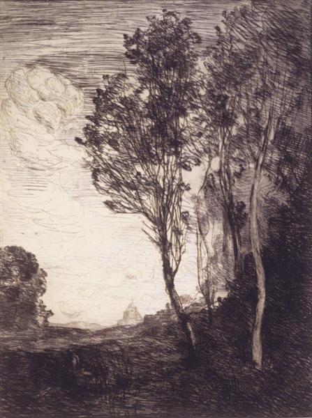 Souvenir of Italy, c.1866 - Jean-Baptiste Camille Corot