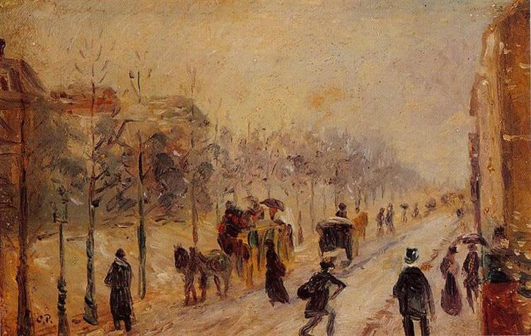 Boulevard des Batignolles, c.1878 - c.1879 - Camille Pissarro