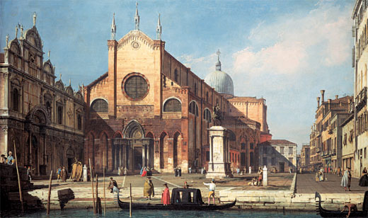 Campo Santi Giovanni e Paolo, 1741 - Canaletto