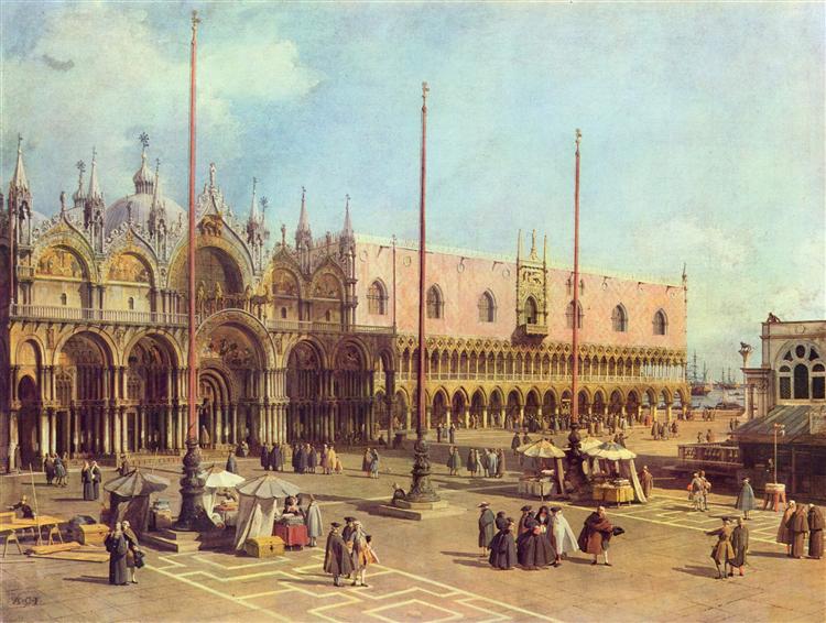 San Marco Square (Venice), c.1743 - Каналетто