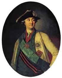 Portrait of Count Orlov-Chesmensky - Карл Людвиг Христинек