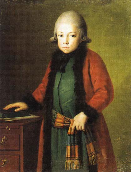 Sergey Mordvinov, 1772 - 1773 - Carl-Ludwig Johann Christineck