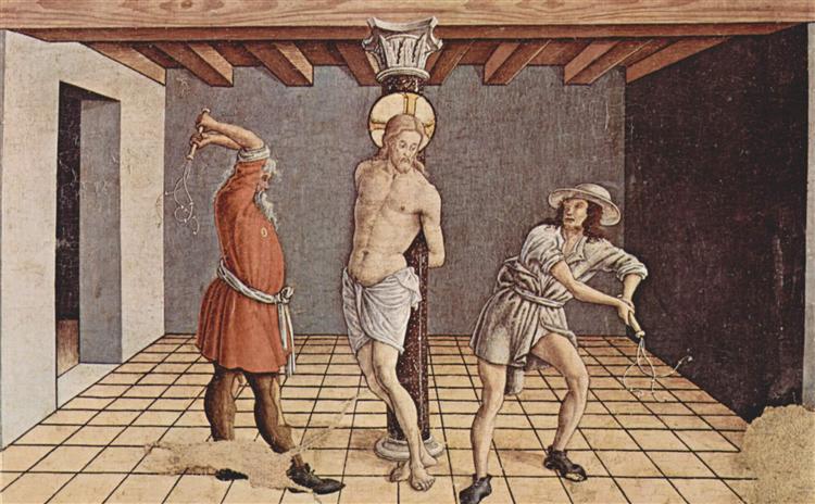 Flagellation of Christ, 1468 - Карло Крівеллі