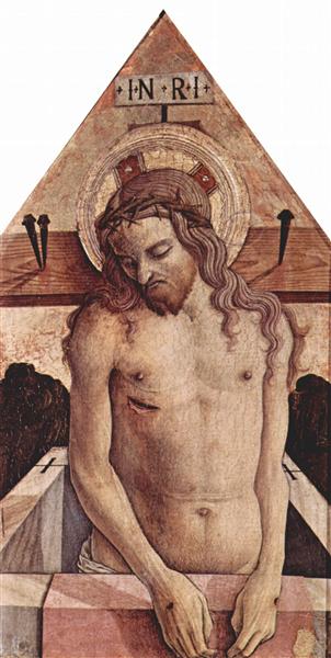 Man of Sorrow, 1468 - Carlo Crivelli