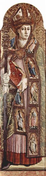 Saint Emidius, 1473 - Карло Кривелли