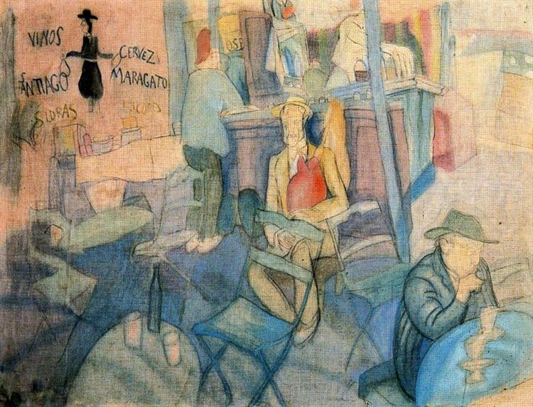 At the bar, c.1924 - Carlos Saenz de Tejada