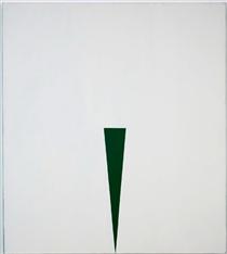 Blanco y Verde - Carmen Herrera